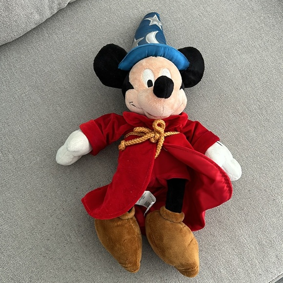 Disney, Sorcerer Mickey Mouse Stuffed Animal Plushie - Picture 2 of 8